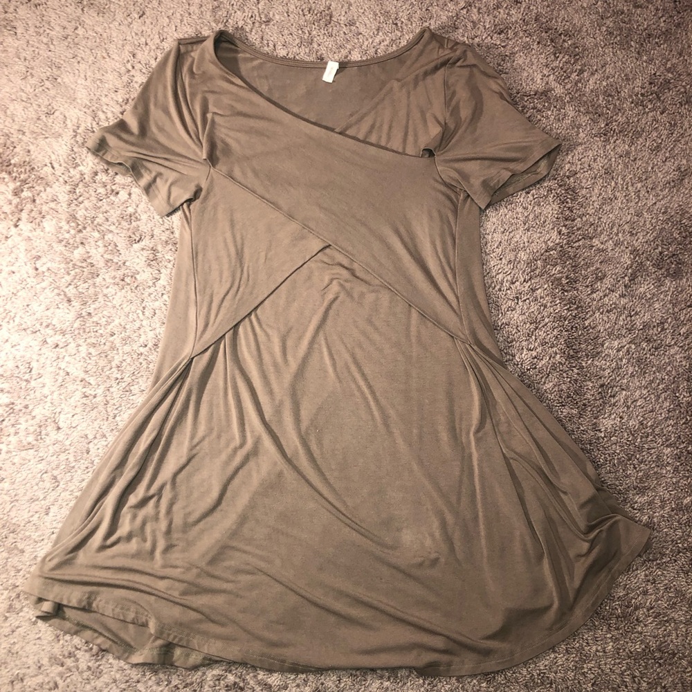 Wishlist Blouse Womens Size Large Brown Dress Work Professional Top - Picture 1 of 13